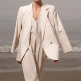 Azadeh Dress - Natural Linen - Heidi Merrick