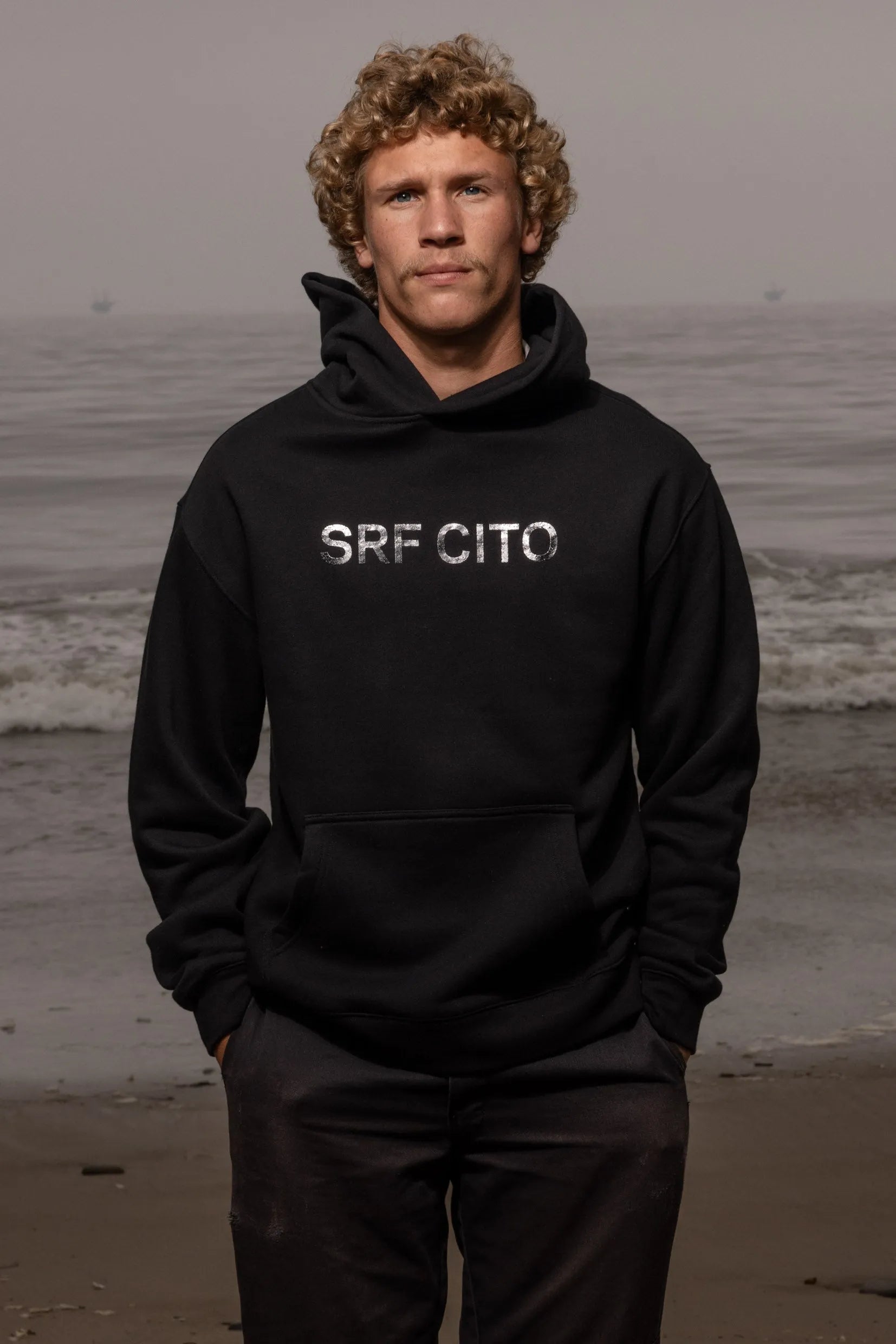 SRF CITO Unisex Hoodie - Black on Black - Heidi Merrick