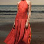 Nysa Dress - Poppy Linen - Heidi Merrick