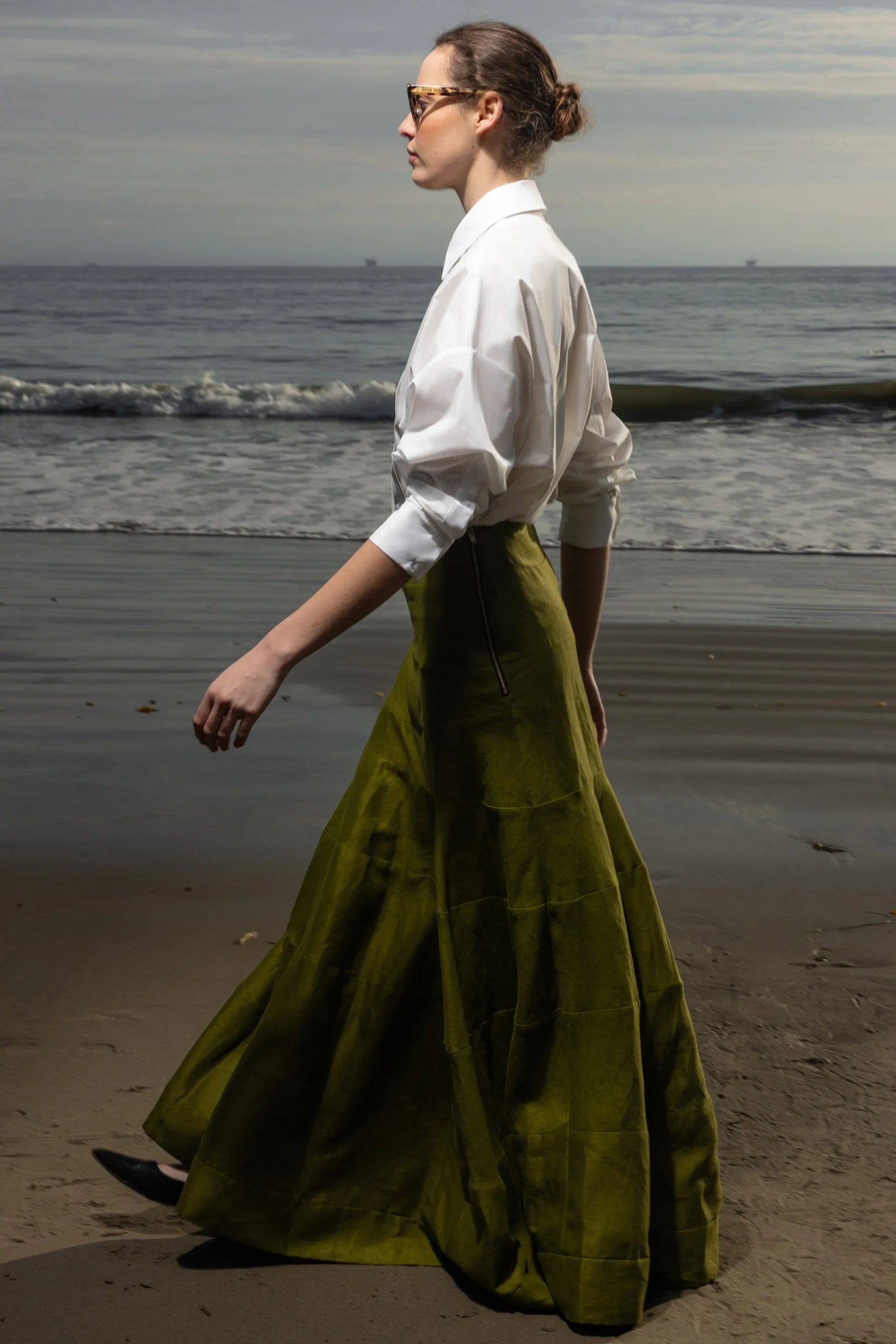 Gale Skirt - Frog Linen - Heidi Merrick