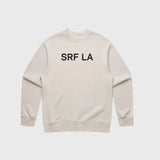 SRF LA Unisex Crewneck - Black on Cream - Heidi Merrick