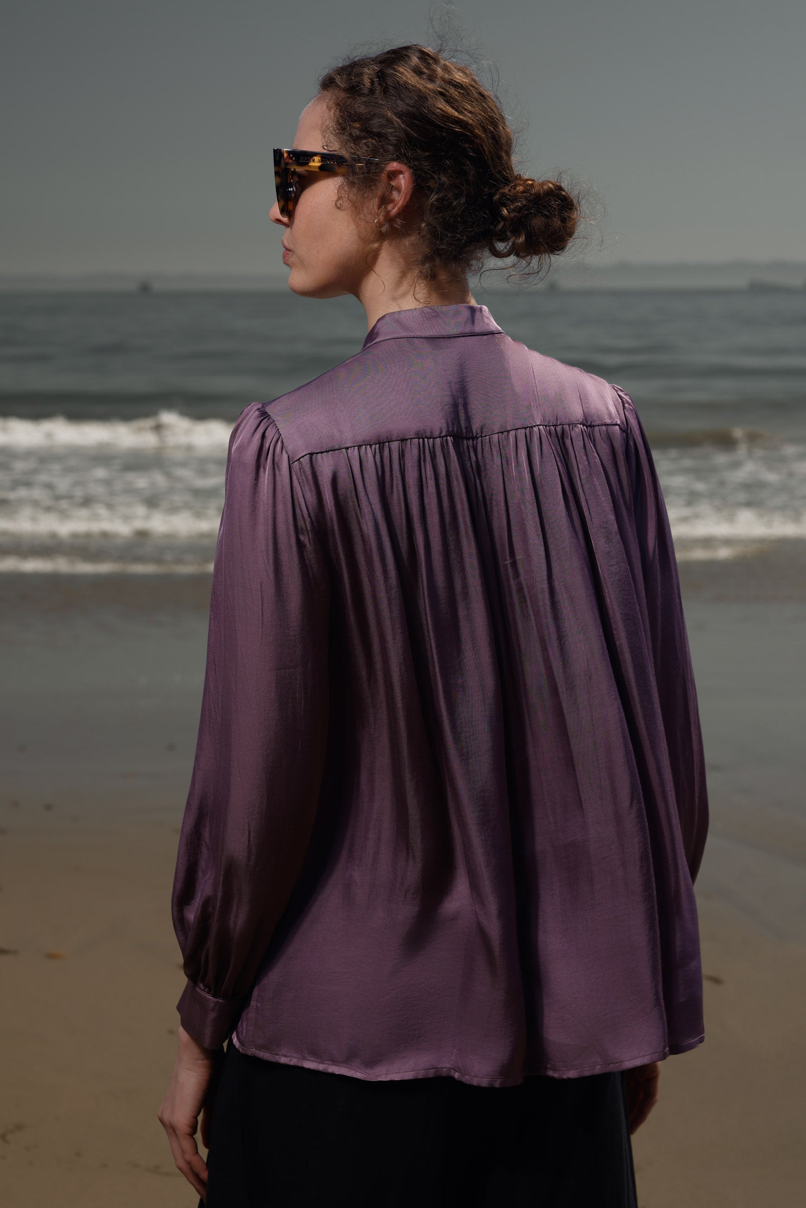 Farah Blouse - Lavender - Heidi Merrick