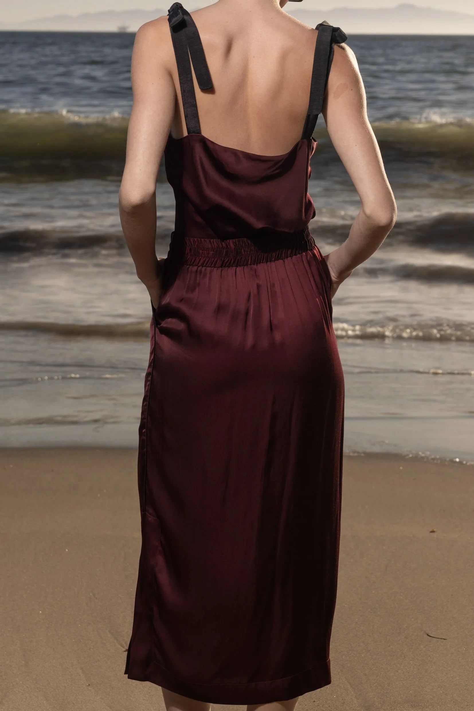 Maeve Skirt - Burgundy - Heidi Merrick