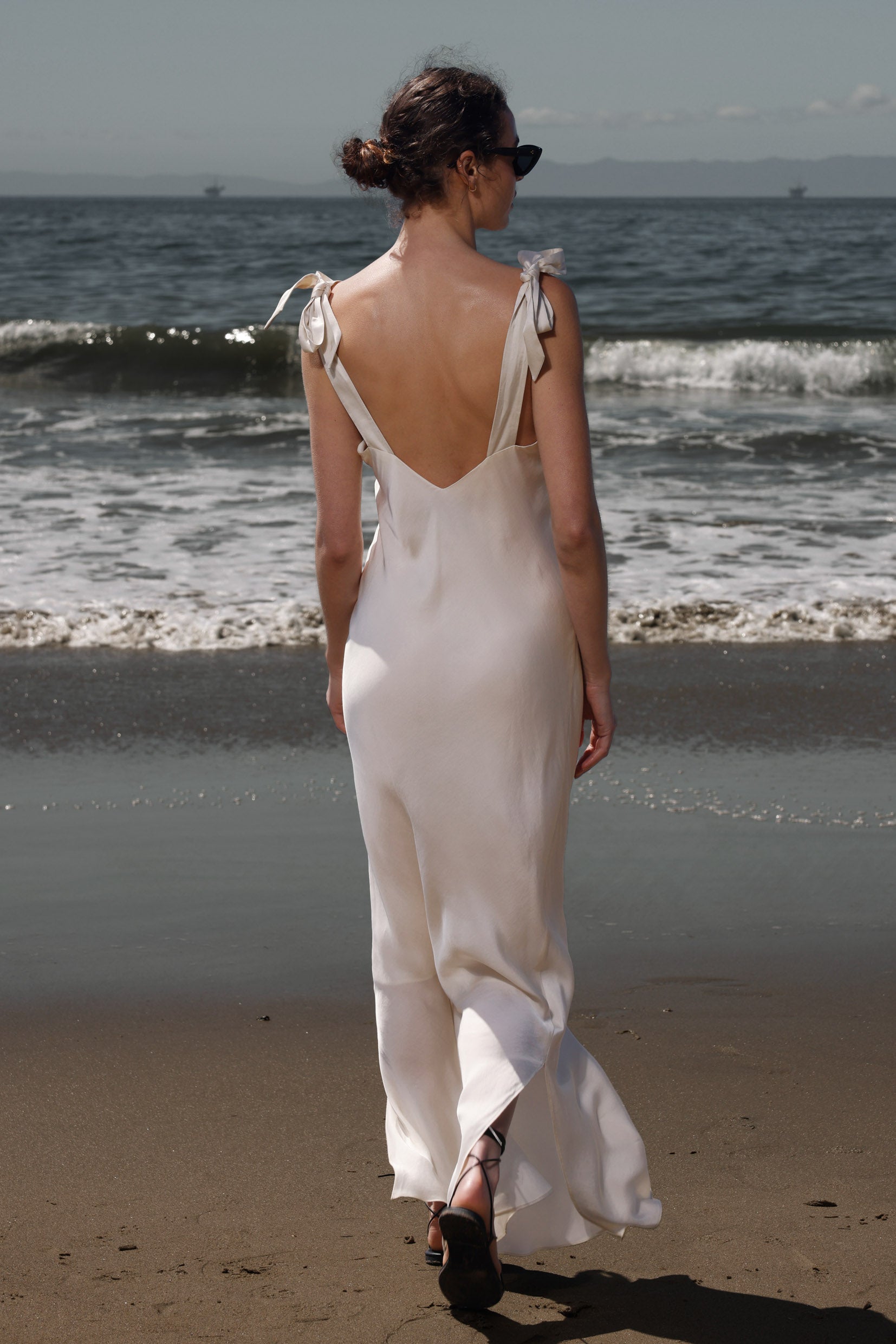 Grace Slip Dress - Cream - Heidi Merrick
