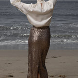 Siren Skirt - Toast - Heidi Merrick