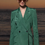 Mars Blazer - Green Moire - Heidi Merrick