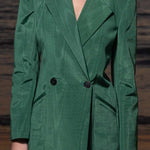Mars Blazer - Green Moire - Heidi Merrick