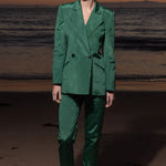 Mars Blazer - Green Moire - Heidi Merrick