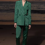 Mars Blazer - Green Moire - Heidi Merrick