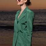 Mars Blazer - Green Moire - Heidi Merrick