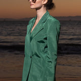 Mars Blazer - Green Moire - Heidi Merrick