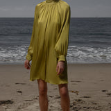 Edie Dress - Chartreuse - Heidi Merrick