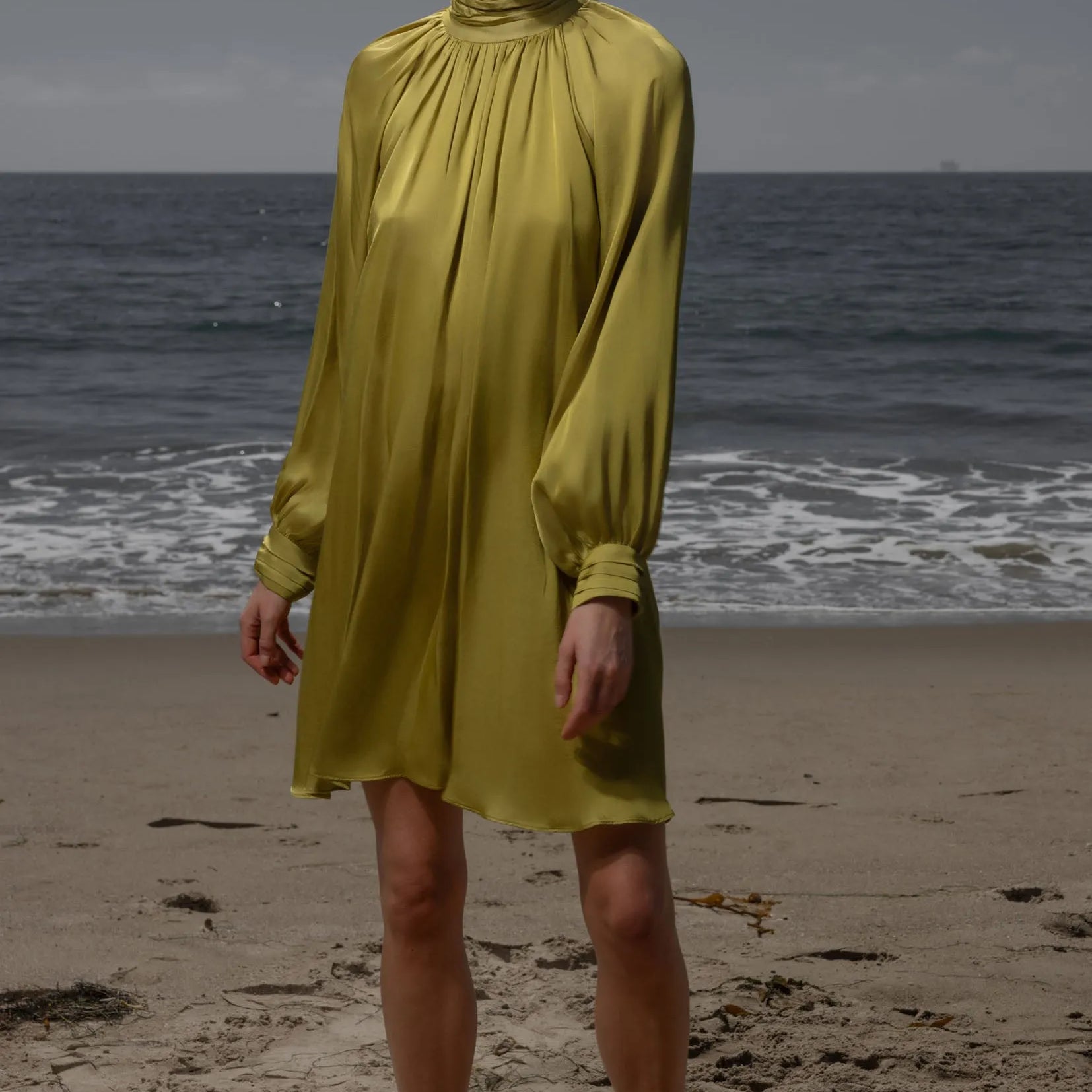 Edie Dress - Chartreuse - Heidi Merrick