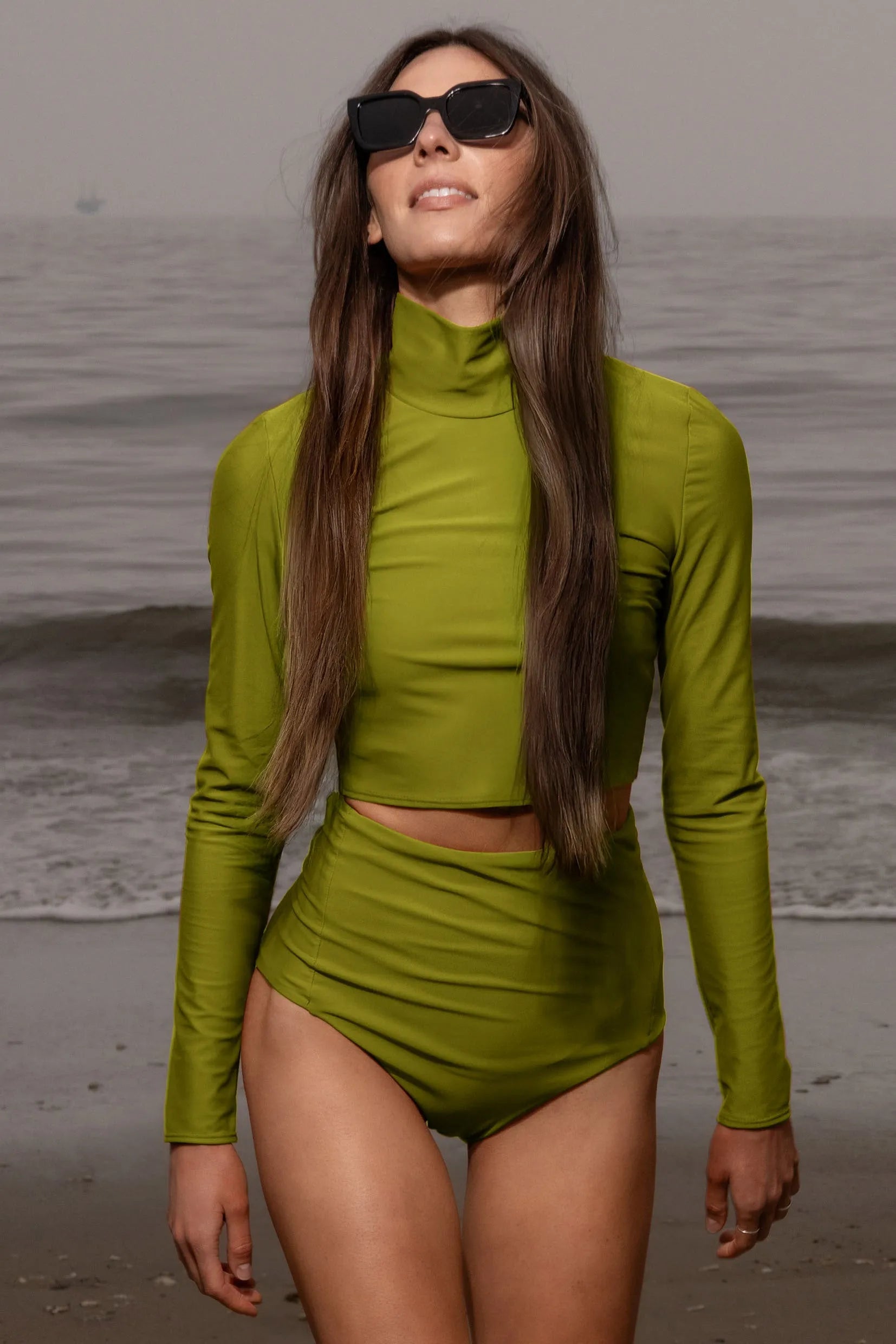 Aegean Rashguard - Frog - Heidi Merrick