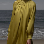 Edie Dress - Chartreuse - Heidi Merrick