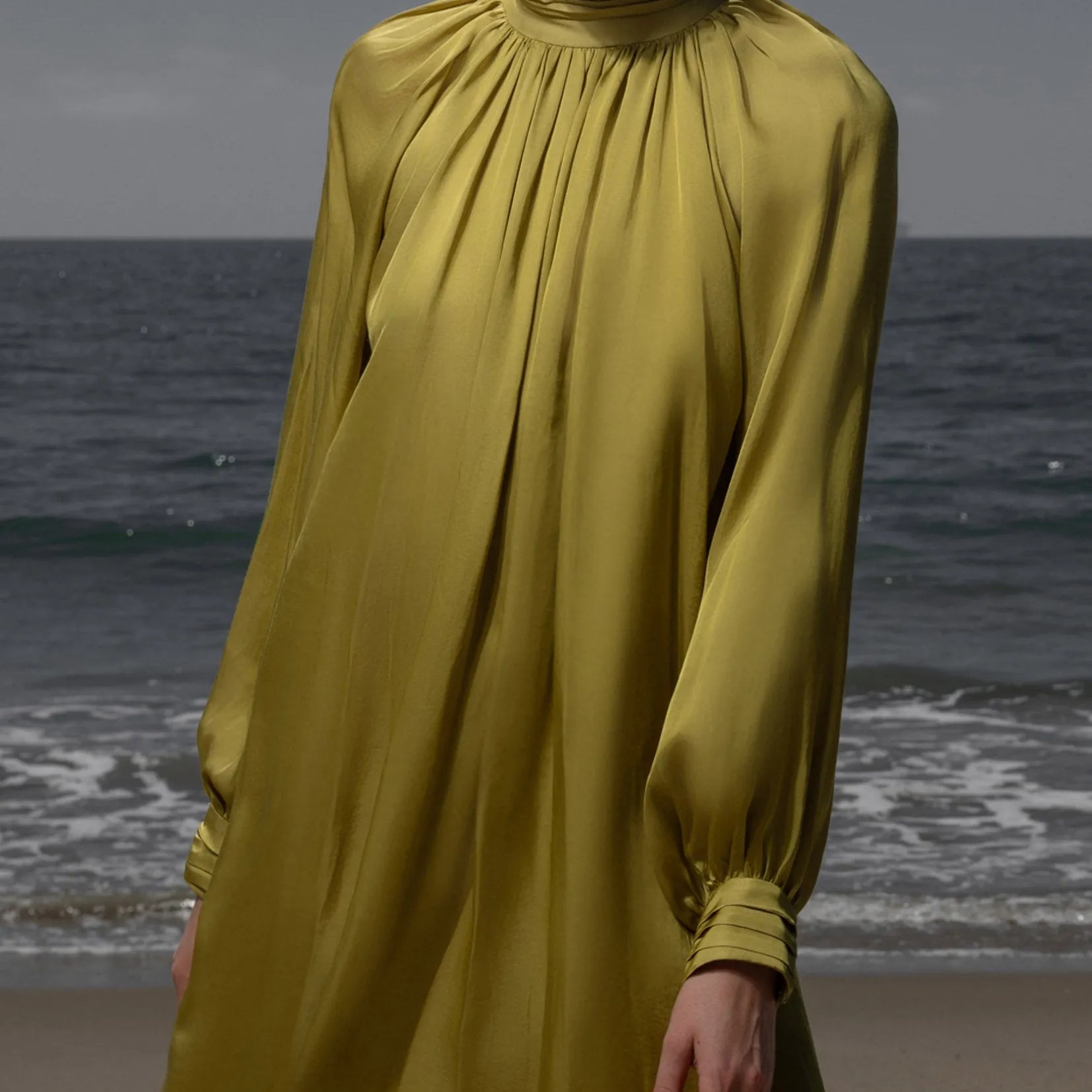 Edie Dress - Chartreuse - Heidi Merrick
