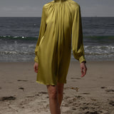 Edie Dress - Chartreuse - Heidi Merrick