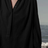 Marish Top - Black Gauze - Heidi Merrick