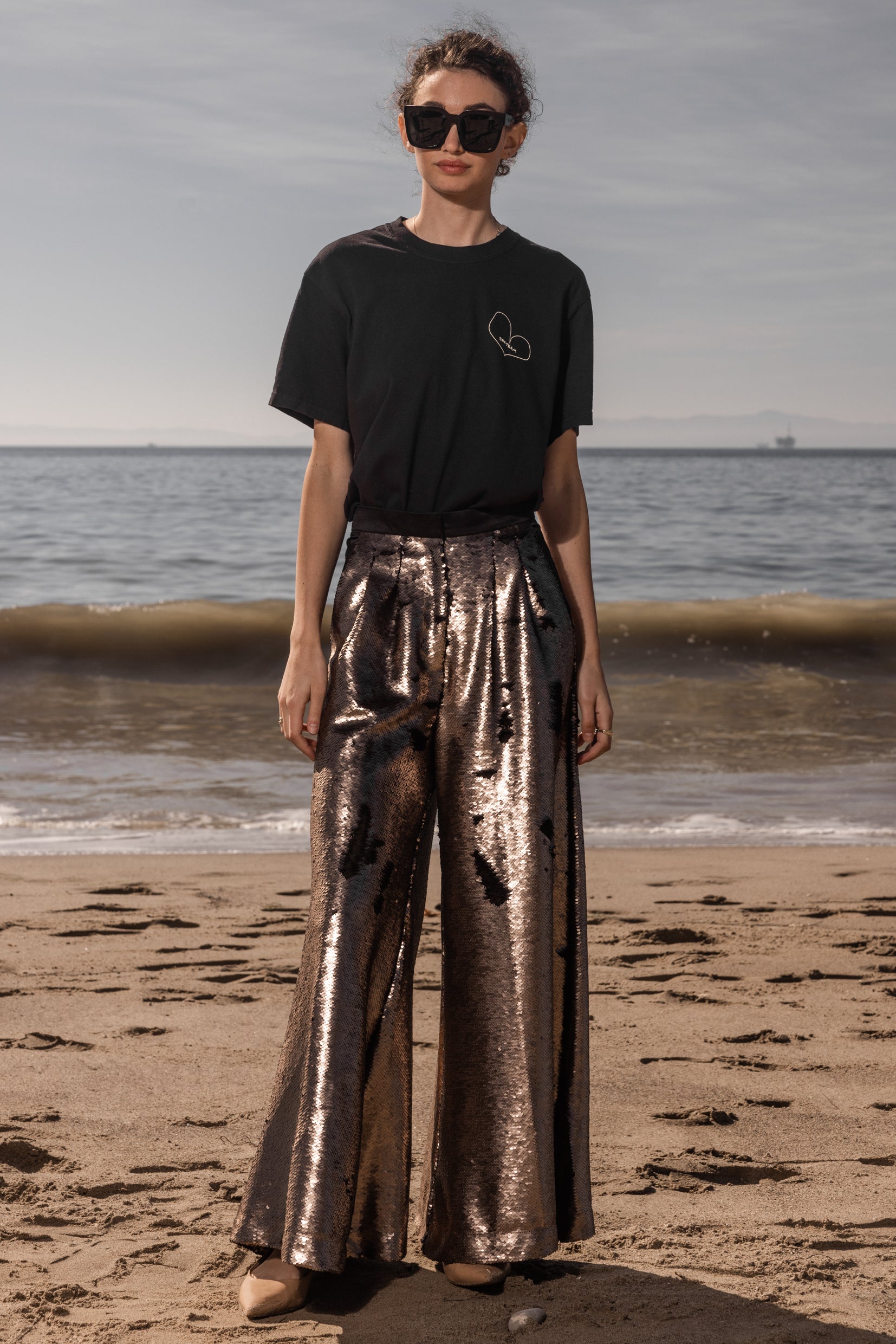 NEPTUNE TROUSER - BRONZE - Heidi Merrick