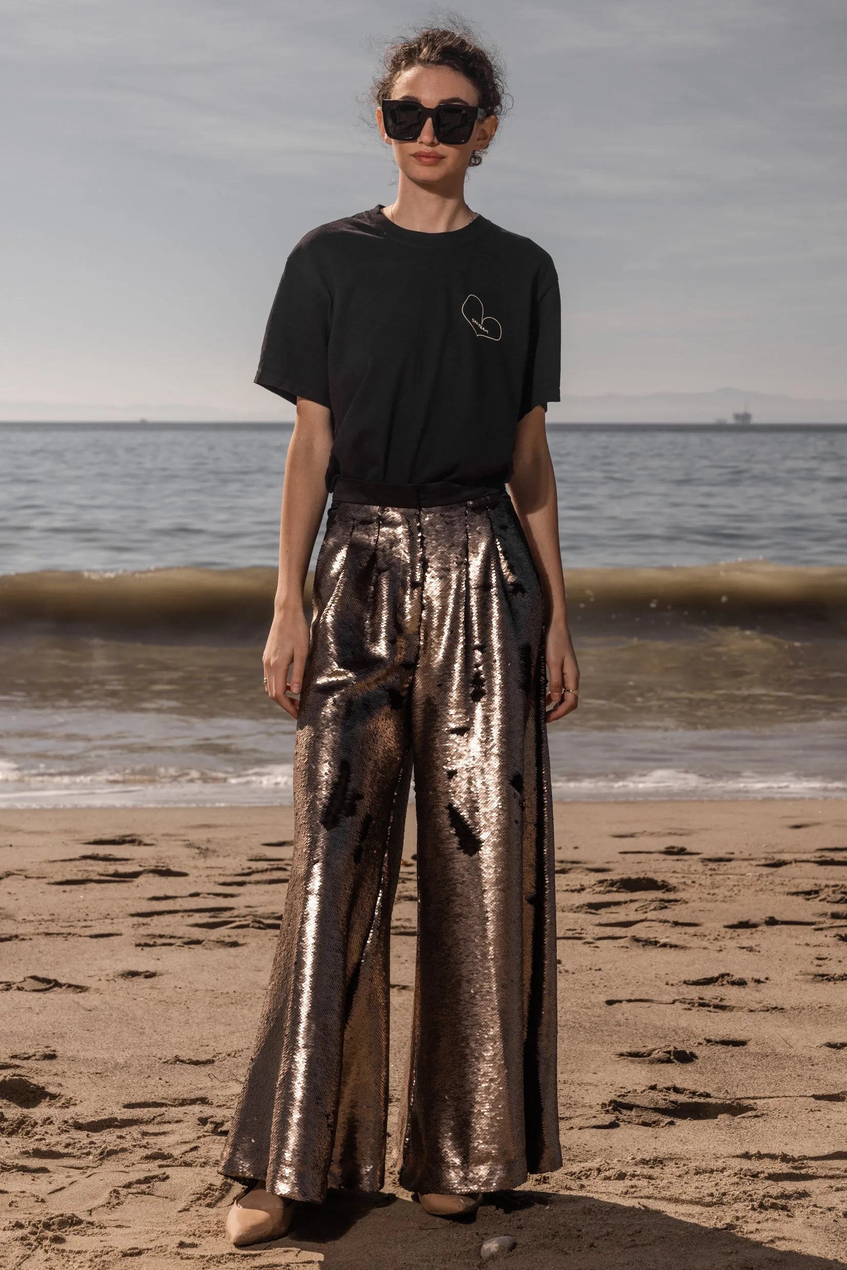 NEPTUNE TROUSER - BRONZE - Heidi Merrick