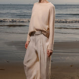 Chaplin Pant - Natural Linen - Heidi Merrick