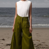 Flareup Trouser - Frog - Heidi Merrick