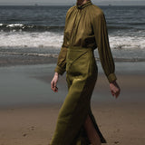 Geometry Skirt - Frog Linen - Heidi Merrick