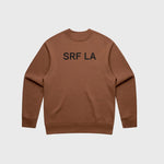 SRF LA Unisex Crewneck - Walnut - Heidi Merrick