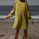 Edie Dress - Chartreuse - Heidi Merrick