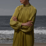 Edie Dress - Chartreuse - Heidi Merrick