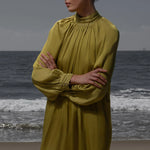 Edie Dress - Chartreuse - Heidi Merrick