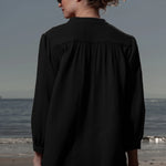 Marish Top - Black Gauze - Heidi Merrick