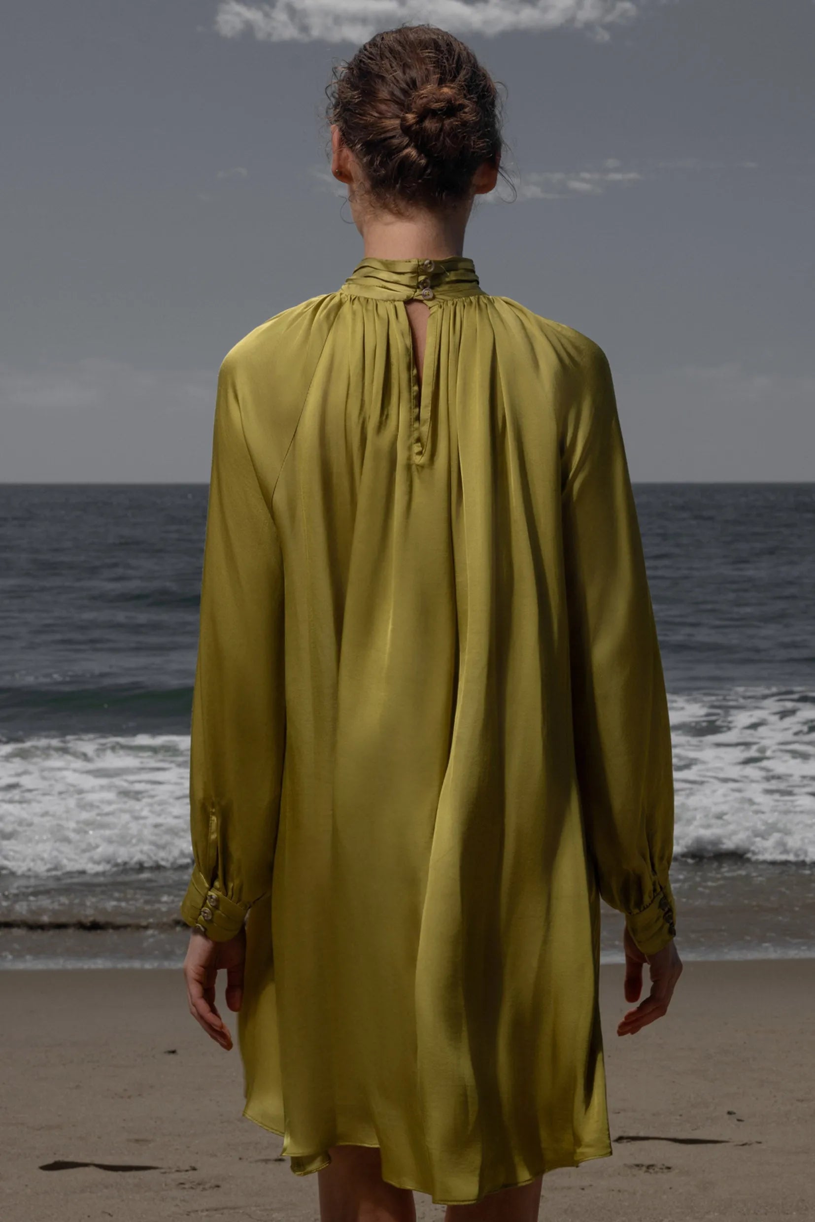 Edie Dress - Chartreuse - Heidi Merrick