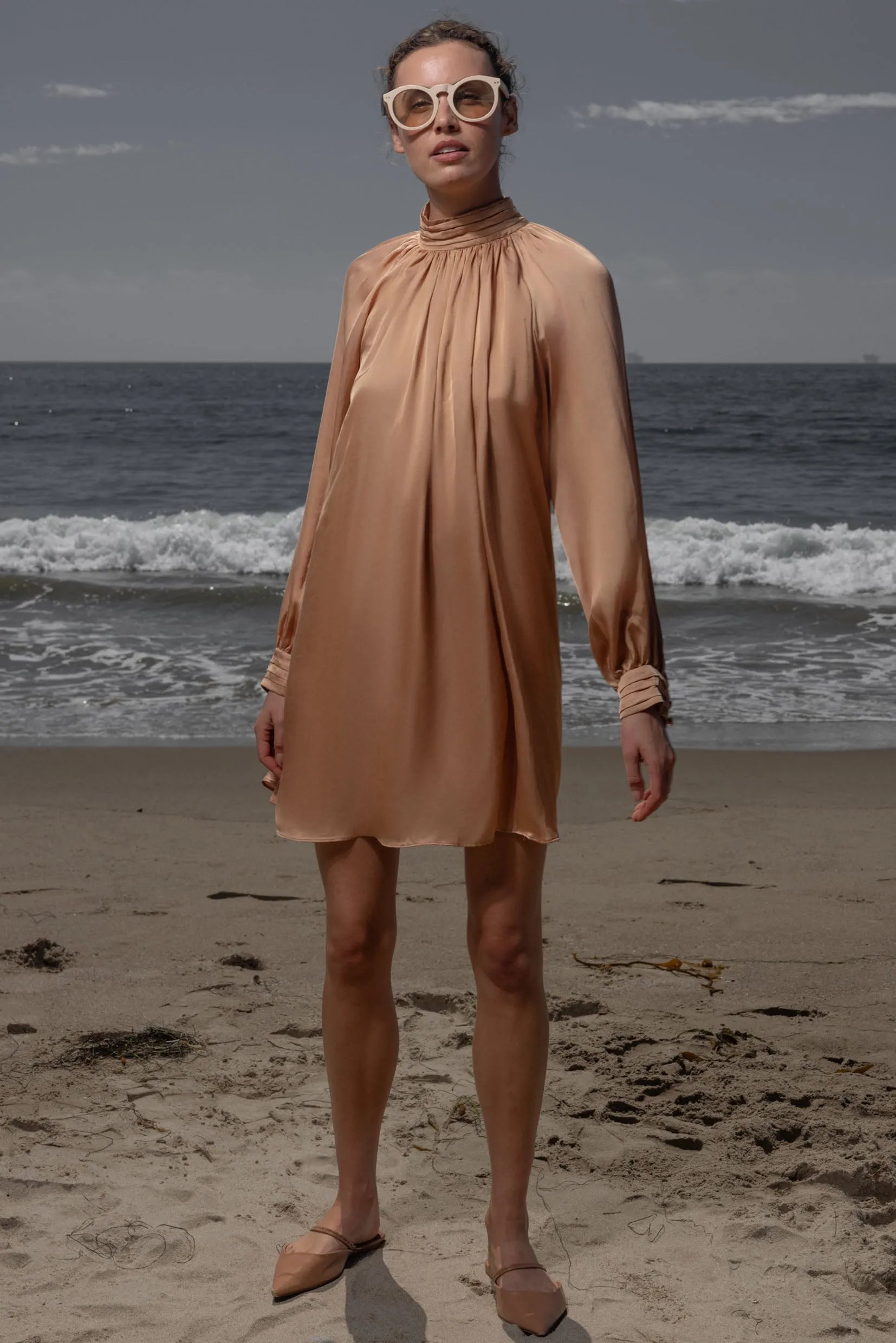 Edie Dress - Toast - Heidi Merrick