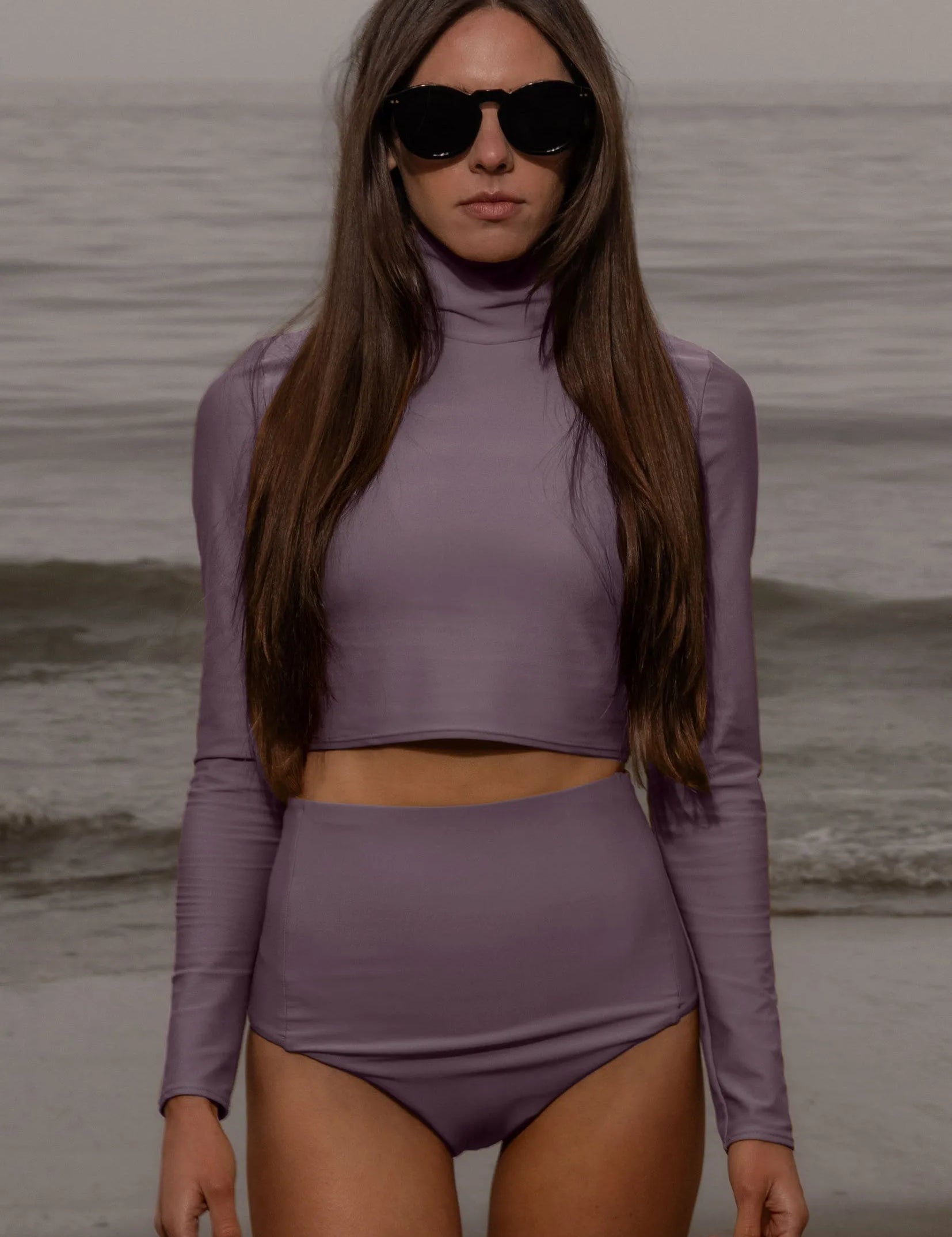 Aegean Rashguard - Lavender - Heidi Merrick
