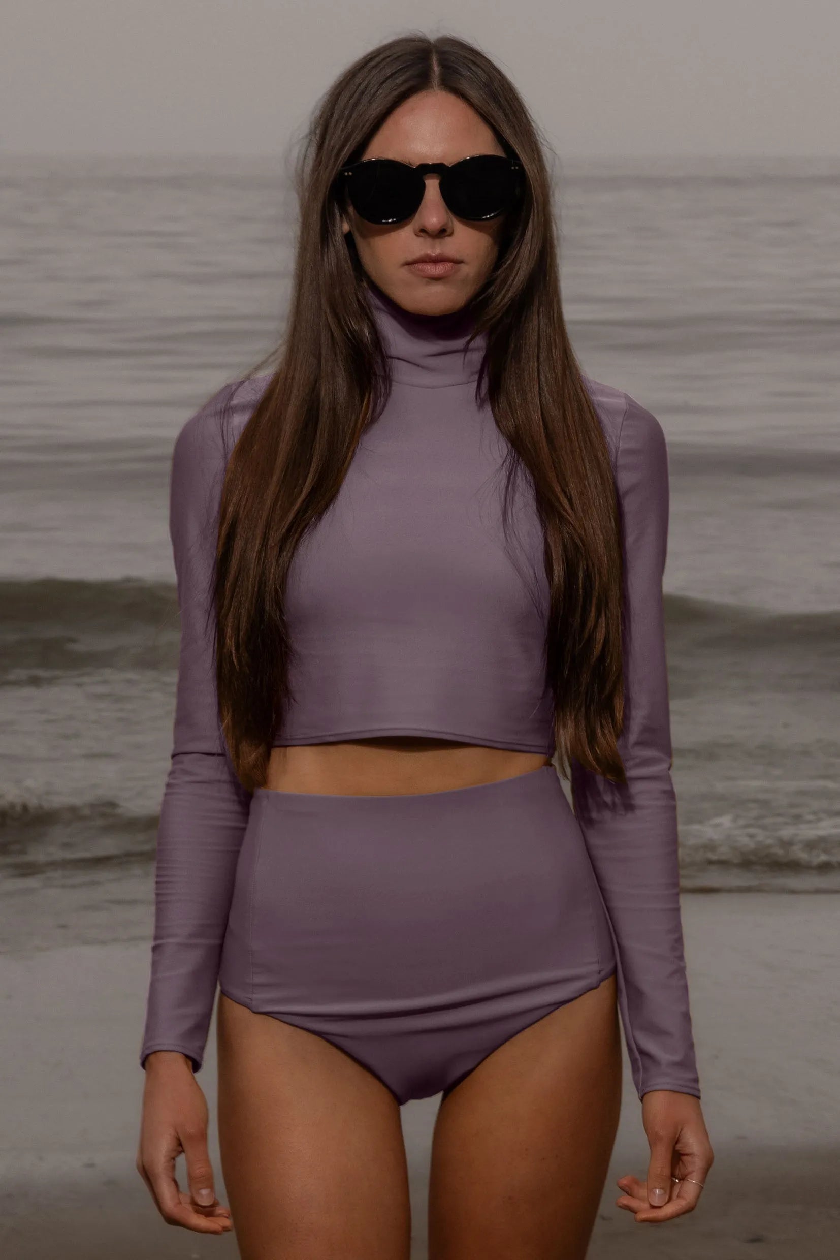 Aegean Rashguard - Lavender - Heidi Merrick