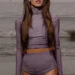 Aegean Rashguard - Lavender - Heidi Merrick