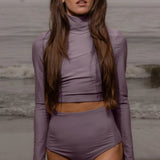 Aegean Rashguard - Lavender - Heidi Merrick