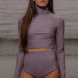Aegean Rashguard - Lavender - Heidi Merrick