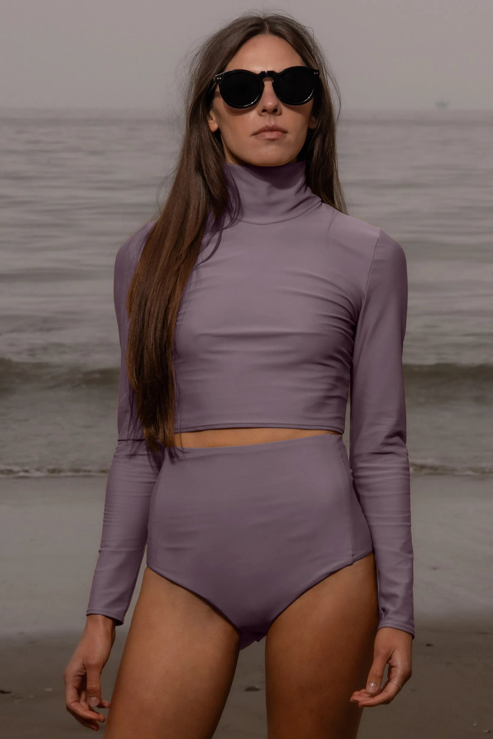 Aegean Rashguard - Lavender - Heidi Merrick