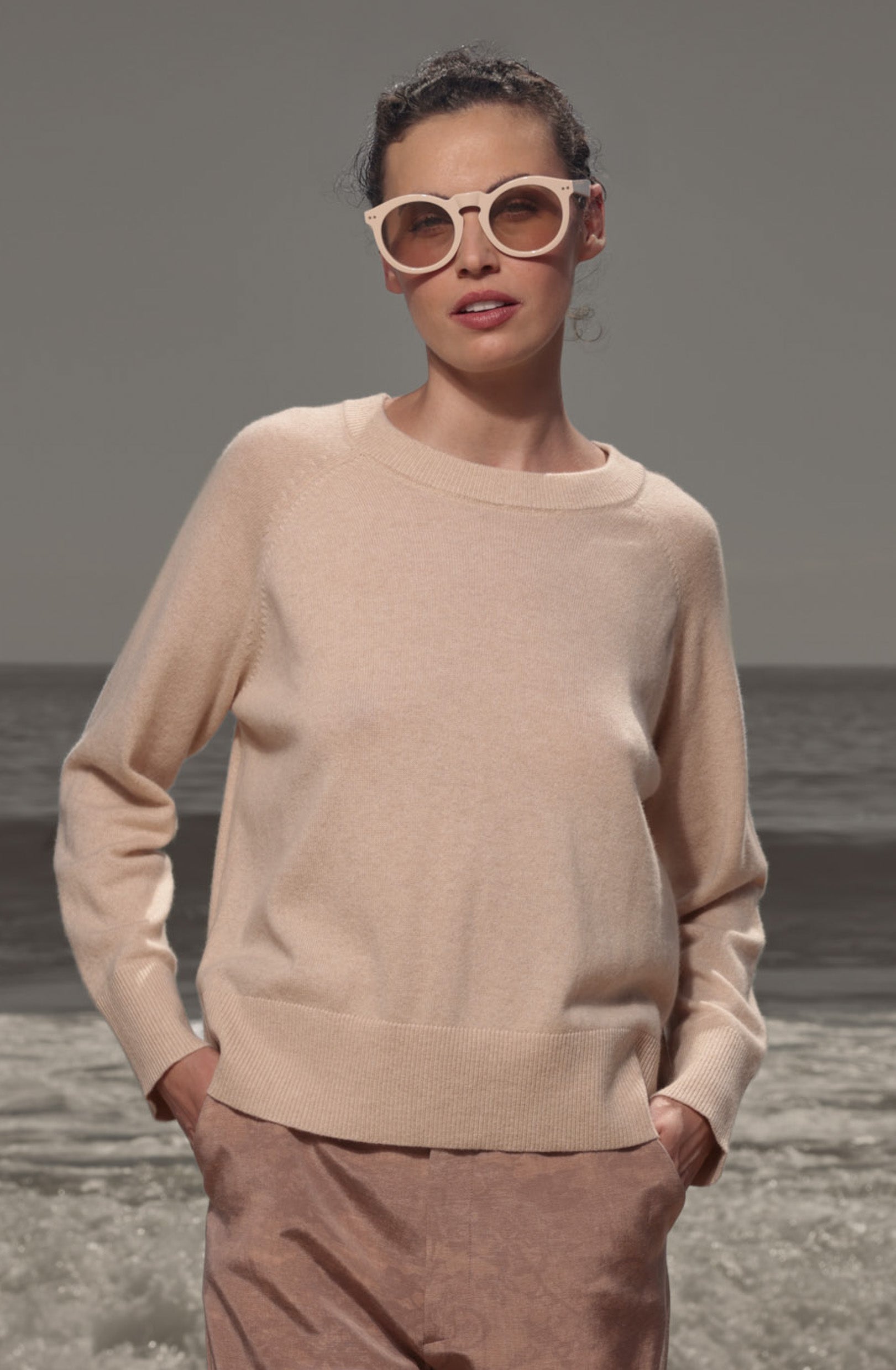 Daily Sweater - Antique Cream - Heidi Merrick