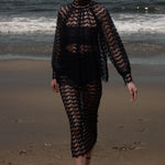 Tara Skirt - Eclipse Black Lace - Heidi Merrick