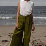 Flareup Trouser - Frog - Heidi Merrick