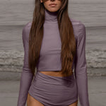 Aegean Rashguard - Lavender - Heidi Merrick