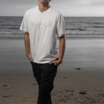 SRF LA Classic Tee - Antique Cream on White - Heidi Merrick