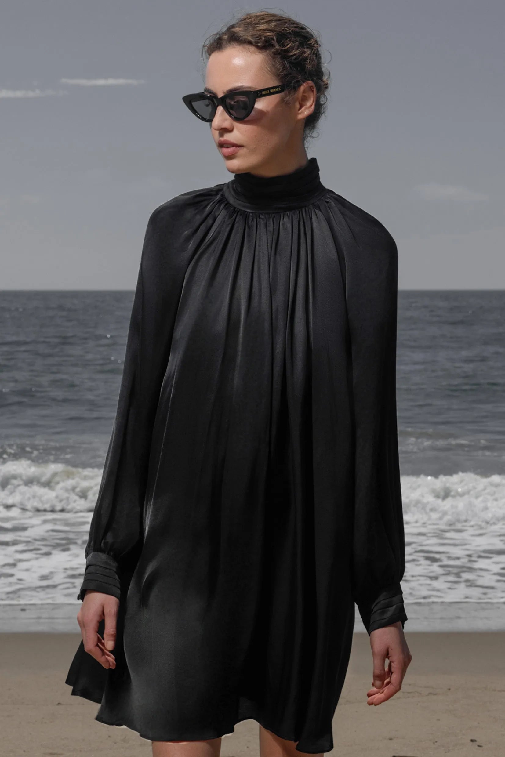 Edie Dress - Noir - Heidi Merrick