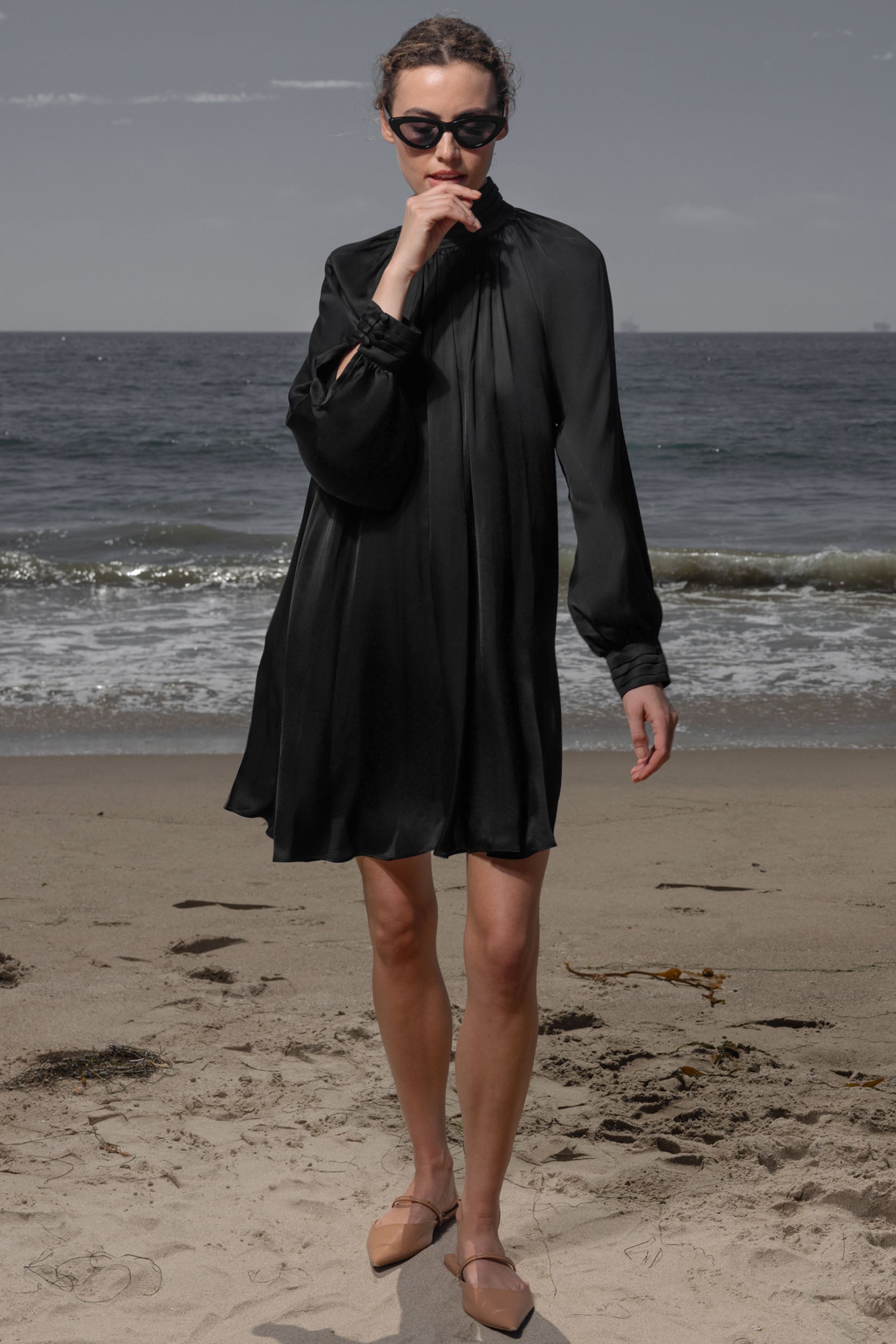 Edie Dress - Noir - Heidi Merrick