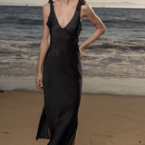 Marion Slip Dress - Black - Heidi Merrick