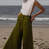 Flareup Trouser - Frog - Heidi Merrick