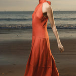 Nysa Dress - Poppy Linen - Heidi Merrick